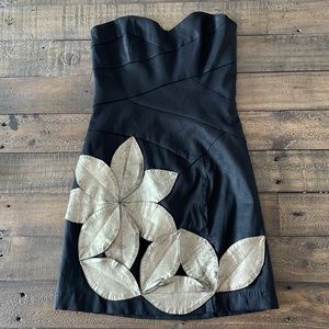 Jessica McClintock mini dress.